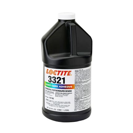 漢高樂(lè )泰 3321 UV固化醫療器械膠粘劑 透明 1升瓶裝