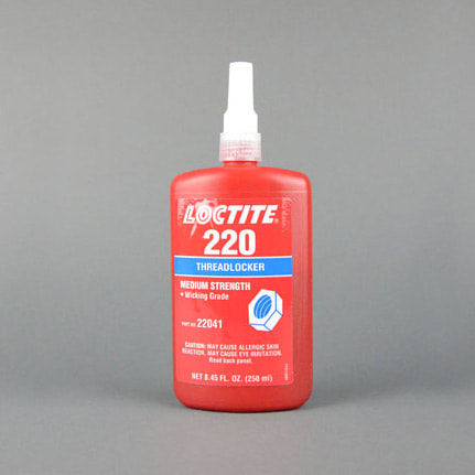 漢高樂(lè )泰 220 Threadlocker 藍色 250毫升 瓶裝