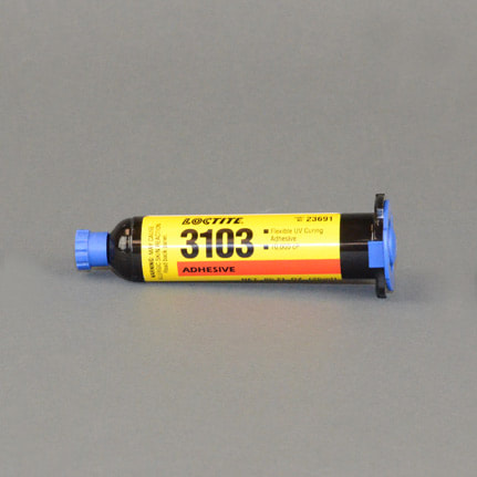 漢高樂(lè )泰 3103 Flex UV固化膠粘劑 透明 25毫升 注射器