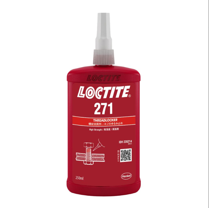 漢高樂(lè )泰 271丙烯酸厭氧螺紋鎖固劑 紅色 250毫升 瓶裝