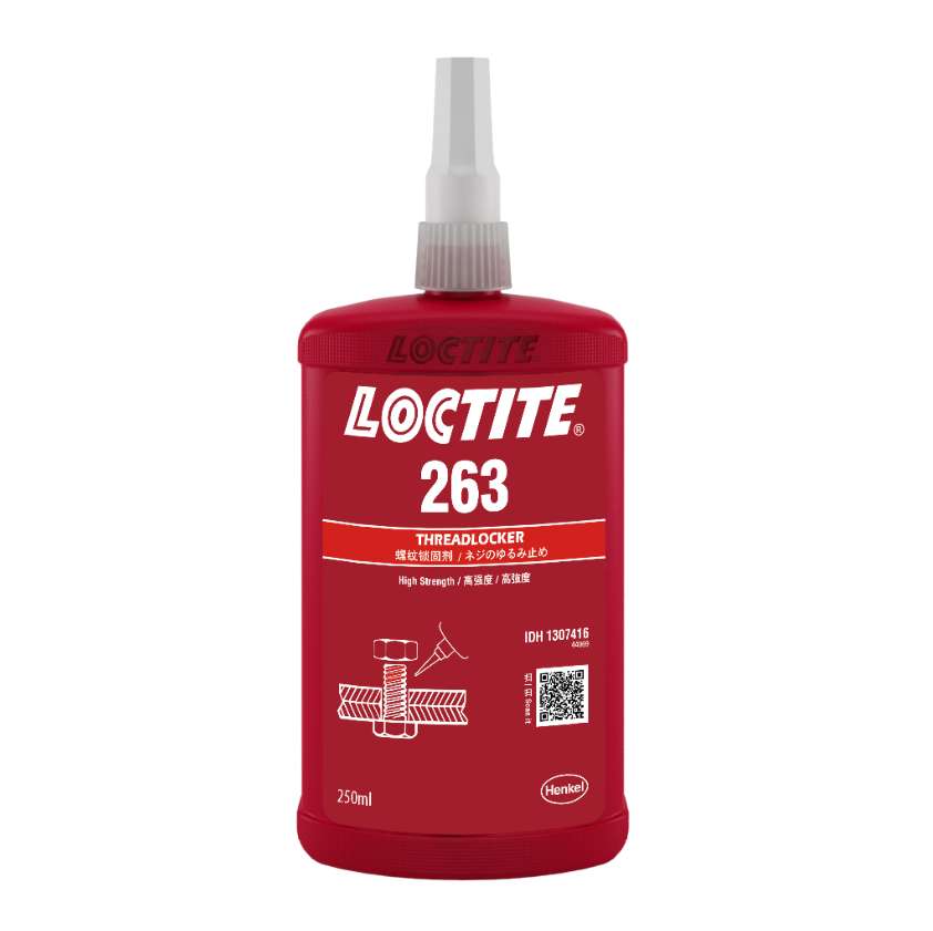漢高樂(lè )泰 263 Threadlocker 厭氧膠 紅色 250毫升 瓶裝